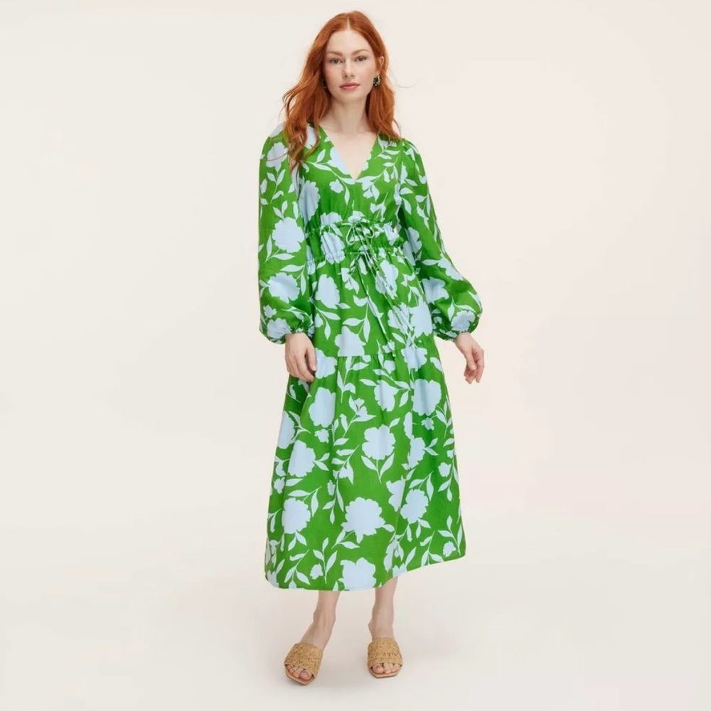 Kate Spade x Target Classic Rose Linen Blend Midi / Maxi Dress